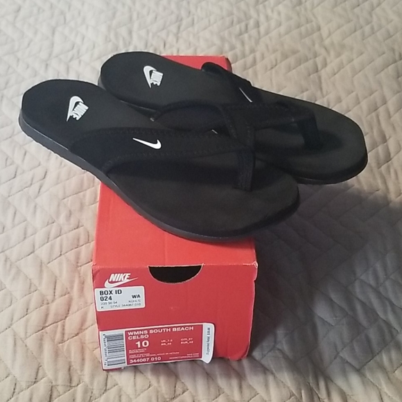 womens nike celso south beach flip flops